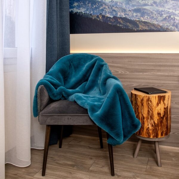 Bed Runner Fur Polyester Comforter Professional Hotel Linvosges Hôtellerie