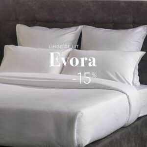 PROMO LINGE DE LIT SATIN COTON EVORA - HOTEL PROFESSIONNEL - LINVOSGES HOTELLERIE