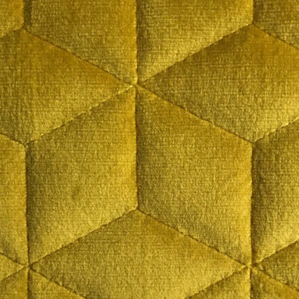 Deco Velvet Polyester Bed Runner Brumania Yellow Professional Hotel Linvosges Hotellerie 1