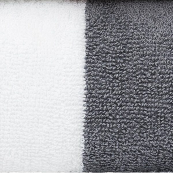 Panama Pool Towel Striped White Gray 400 Grs M2 Professional Hotel Linvosges Hotellerie