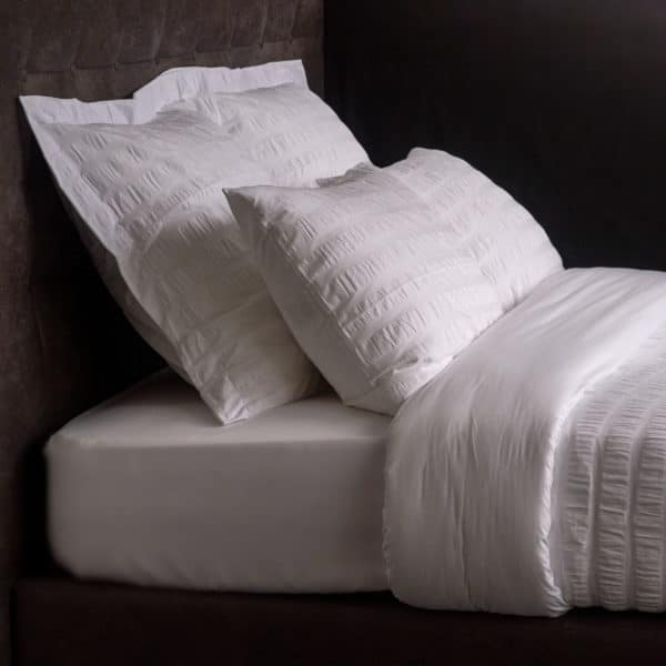Percale Seersucker Bed Line Ecume Cotton 120 Grs M2 Professional Hotel Linvosges Hotellerie 2