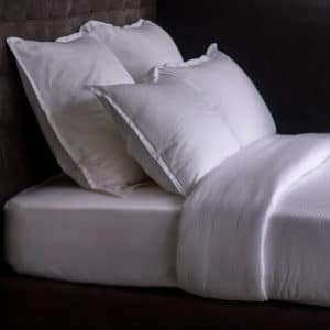 Satin Jacquard Ellipse Cotton Bed Line 130 Grs M2 Professional Hotel Linvosges Hotellerie 2