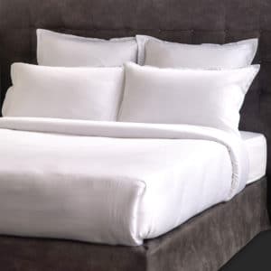 Satin Jacquard Ellipse Cotton Bed Line 130 Grs M2 Professional Hotel Linvosges Hotellerie