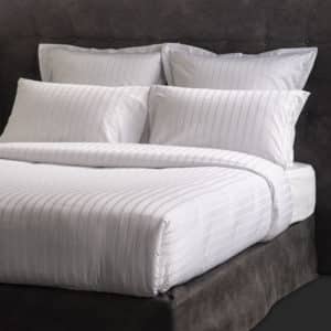 Bed Linen Satin Strips Come 148 Grs M2 Professional Hotel Linvosges Hotellerie