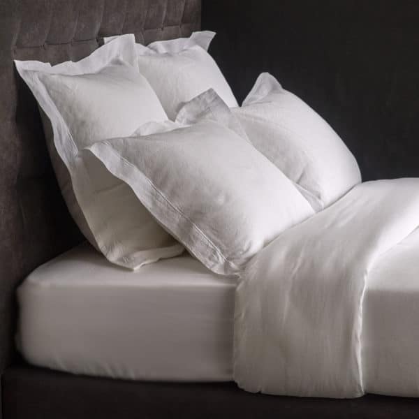 Pure Linen Thread Bed Linen 165 Grs M2 White Professional Hotel Linvosges Hotellerie 2
