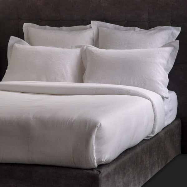 Linge De Lit Pur Fil De Lin 165 Grs M2 Blanc  Hotel Professionnel Linvosges Hotellerie