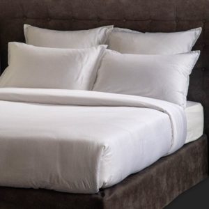 Bed Linen Satin Jacquard Plumetis Cotton 130 Grs M2 Professional Hotel Linvosges Hotellerie