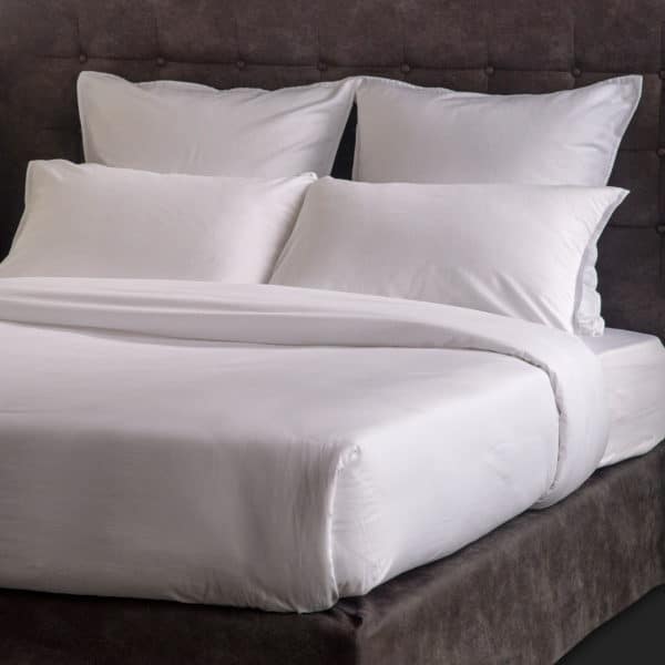 Bed Linen Satin Lava Evora Cotton 120 Grs M2 Professional Hotel Linvosges Hotellerie
