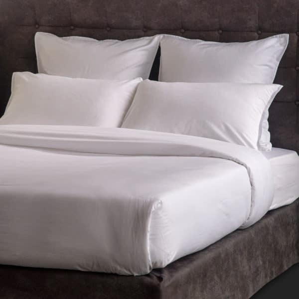 Linge De Lit Satin Lave Evora Coton 120 Grs M2 Hotel Professionnel Linvosges Hotellerie