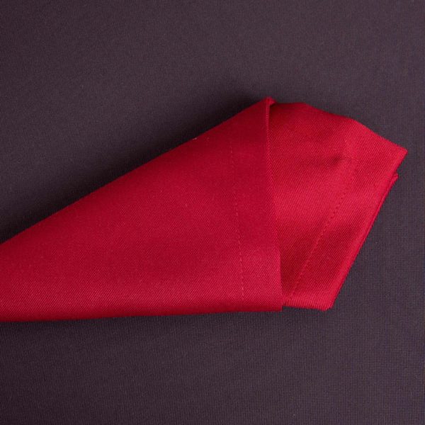 Baccarat Red Table Linen Polyester 215 Grs M2 Professional Restaurant Linvosges Hotellerie