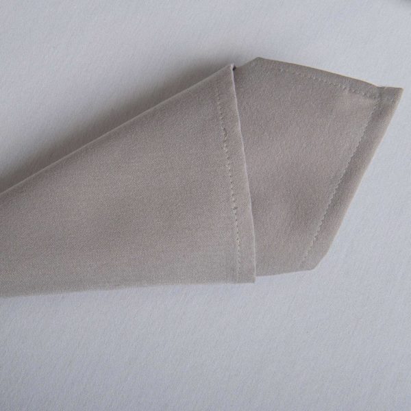 Table Linen Bari Gray Polyester 215 Grs M2 Professional Restaurant Linvosges Hotellerie