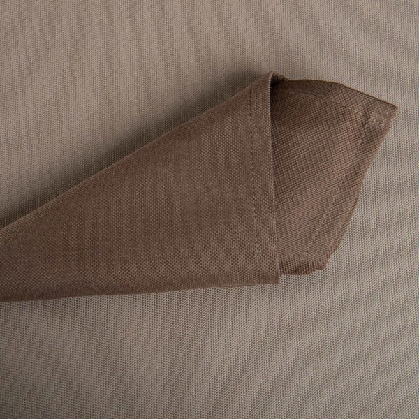 Carpi Chocolate Table Linen 50 Percent Polyester 50 Percent Cotton 225 Grs M2 Professional Restaurant Linvosges Hotellerie