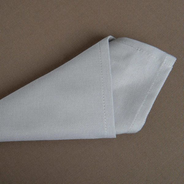 Carpi Hellgraue Tischwäsche, 50 % Polyester, 50 % Baumwolle, 225 g/m2, professionelles Restaurant Linvosges Hotellerie