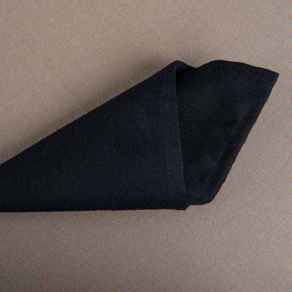 Schwarze Carpi-Tischwäsche, 50 % Polyester, 50 % Baumwolle, 225 g/m2, professionelles Restaurant Linvosges Hotellerie
