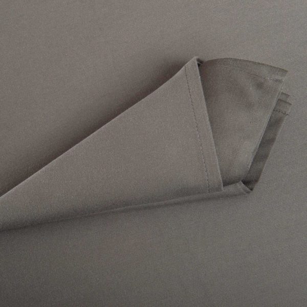 French Table Linen Plain Anthracite Cotton 215 Grs M2 Professional Restaurant Linvosges Hotellerie