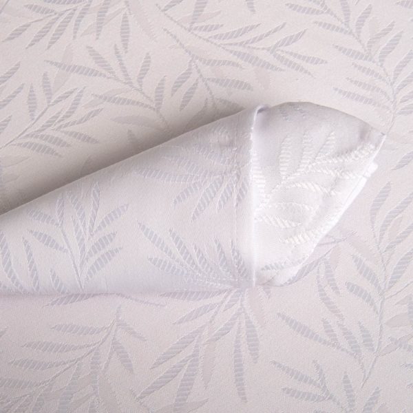 Table Linen Padua White 70 Percent Polyester 30 Percent Cotton 230 Grs M2 Professional Restaurant Linvosges Hotellerie