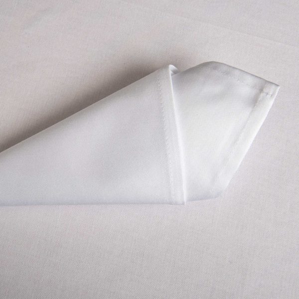 Unido White Cotton Table Linen 230 Grs M2 Professional Restaurant Linvosges Hotellerie