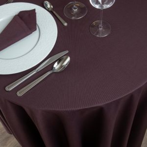 Round Tablecloth Baccarat Polyester 215 Grs M2 Professional Restaurant Linvosges Hotellerie 1