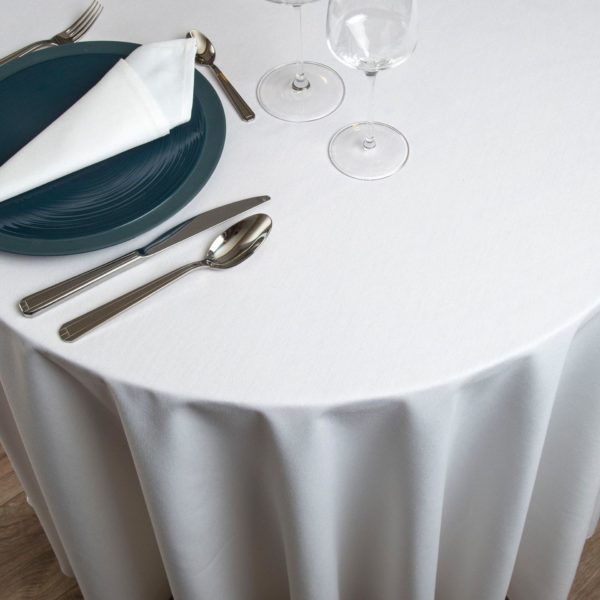 Round Tablecloth Bari Polyester 215 Grs M2 Professional Restaurant Linvosges Hotellerie 1