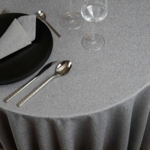 Barletta Round Tablecloth 59 Percent Polyester 41 Percent Cotton 283 Grs M2 Professional Restaurant Linvosges Hotellerie