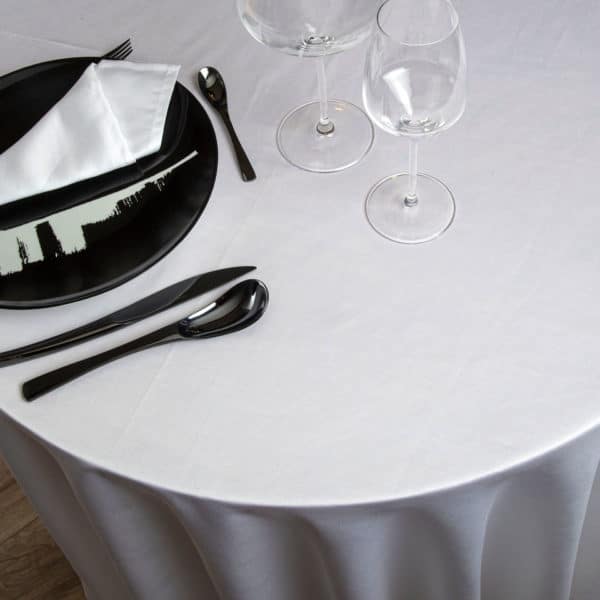 Ginepro Round Tablecloth 60 Percent Cotton 40 Percent Linen 215 Grs M2 Professional Restaurant Linvosges Hotellerie 2