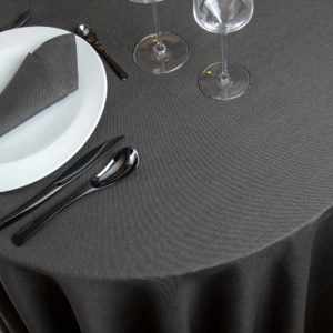 Hotelin Round Tablecloth 52 Percent Linen 48 Percent Cotton 230 Grs M2 Professional Restaurant Linvosges Hotellerie 2