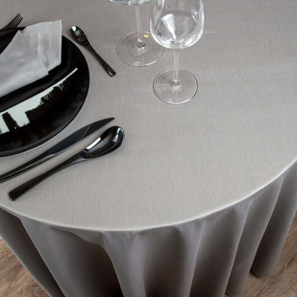Monza Round Tablecloth 50 Percent Polyester 50 Percent Cotton 233 Grs M2 Professional Restaurant Linvosges Hotellerie 2