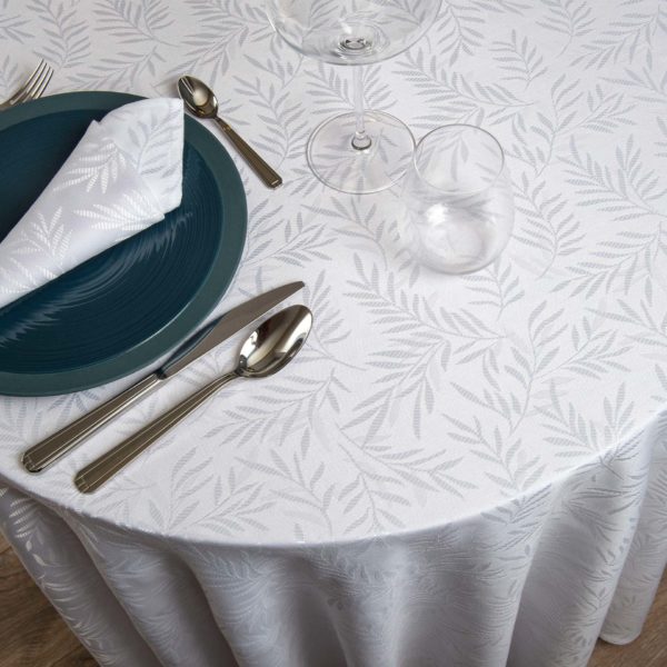 Padua Round Tablecloth 70 Percent Polyester 30 Percent Cotton 230 Grs M2 Professional Restaurant Linvosges Hotellerie 2