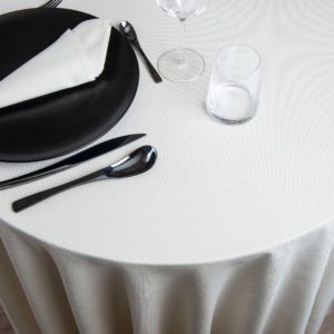 Nappe Ronde Ribes 51 Pour Cent Coton 49 Pour Cent Polyester 280 Grs M2 Professionnel Restaurant Linvosges Hotellerie