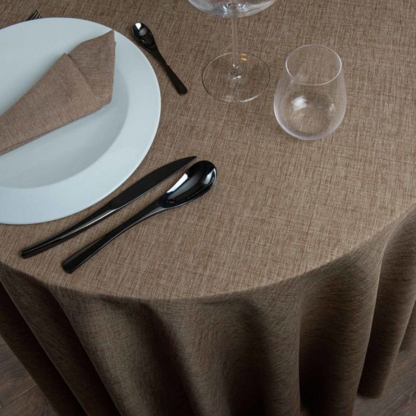 Round Tablecloth Saumur Polyester 286 Grs M2 Professional Restaurant Linvosges Hotellerie