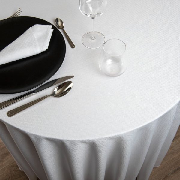 Nappe Ronde Tribeca 52 Pour Cent Polyester 48 Pour Cent Coton 240 Grs M2 Professionnel Restaurant Linvosges Hotellerie