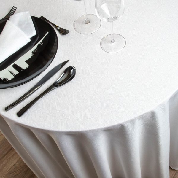 Round Tablecloth Vendome Cotton 190 Grs M2 Professional Restaurant Linvosges Hotellerie