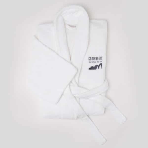 Soft Microfiber Terry Bathrobe 290 Grs M2 Professional Hotel Linvosges Hotellerie