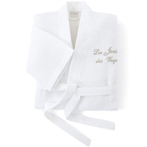 Peignoir Kimono Spa Nid D Abeille 200 Grs M2 Hotel Professionnel Linvosges Hotellerie