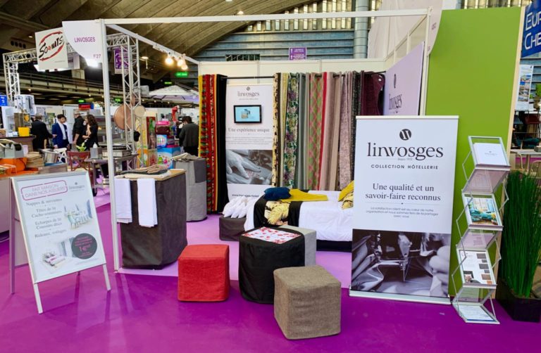 Présentation De La Collection Linvosges Hôtellerie Au Salon Agecotel à Nice