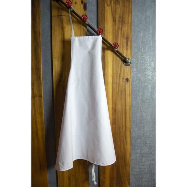 Seraph White Cotton Bib Kitchen Apron 270grs/m²