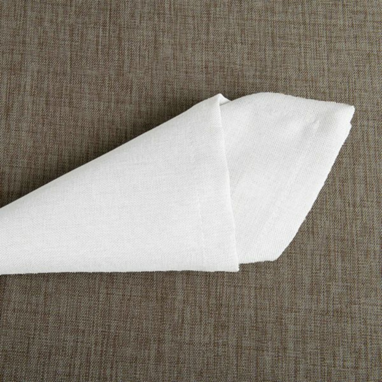 Table Linen Saumur White Polyester 286 Grs M2 Professional Restaurant Linvosges Hotellerie