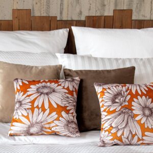 Marguerite decorative cushion - Hotel and professional - Linvosges hôtellerie