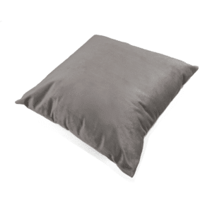 Cojín decorativo de terciopelo francés gris claro Hotel Professionnel Linvosges Hotellerie