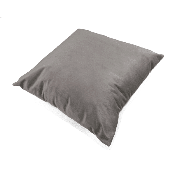 French Velvet decorative cushion light gray Hotel Professionnel Linvosges Hotellerie