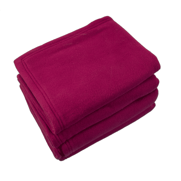 Fleece blanket Igloo plum Linvosges hotel industry - Hotel and Professional