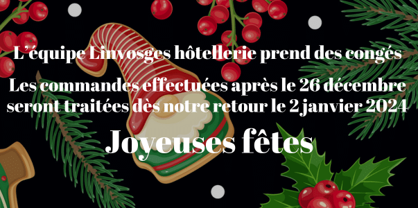 CONGES NOEL 2023 LINVOSGES HOTELLERIE