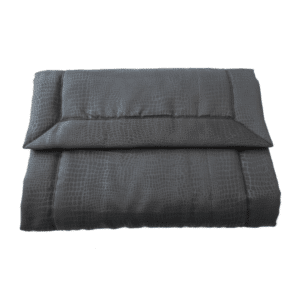 Dark Gofrado bed scarf gray - Linvosges hôtellerie - Hôtel Gite Professionnel