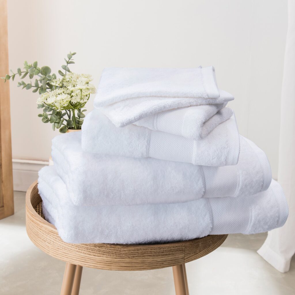 Linge de bain éponge pur coton 600grs/m² Parenthèse - Hôtel, spa, professionnel -Linvosges hôtellerie